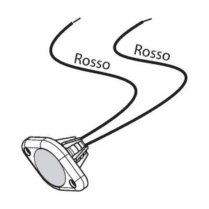 Faretto A Led Blu Per Gambale 24V Barriera stradale - Bayt 980 FADINI 97300 Ricambio Originale