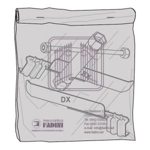 Confezione Chiave Con Asole FADINI 30058 Ricambio Originale
