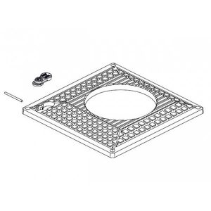 Piastra Di Copertura In Alluminio FADINI 225164 Ricambio Originale