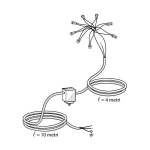 Completo Di N 8 Led Ambra Segnalazione 12 Volt FADINI 22584 Ricambio Originale