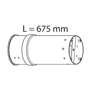 Colonna Spessore 4Mm In Fe Corsa 500 Vincolo 200 FADINI 94539 Ricambio Originale