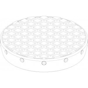 Testa Con Led e Paraspigolo In Gomma Per Talos FADINI 945164 Ricambio Originale