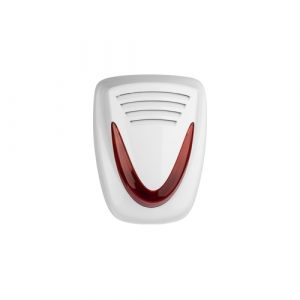 Sirena Autoalimentata Bianco Arancio VENITEM MINI MURANO AL 20.203.210 Allarme Antifurto