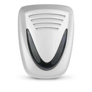 Sirena Autoalimentata Bianco Fume' VENITEM MINI MURANO AL 20.203.209 Allarme Antifurto