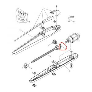 Perno Di Sblocco Per Motore Bob Ricambio Originale BENINCA' 9686876