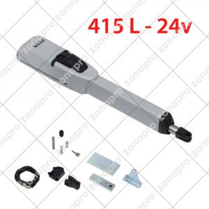 Attuatore Motore Per Cancello Ante Battente FAAC 415 L 1044171 Corsa 400mm 24V