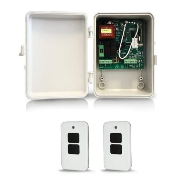 Centrale Di Comando Con Telecomandi ACM KIT UNIVERSAL - 2 Pezzi TX2 28A121 Per Serranda Garage