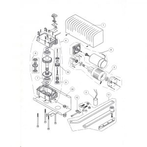 Motore Elettrico 230v Per Arc b Box 4 40 Upper 11E DITEC ENTREMATIC 0BOX4M Ricambio