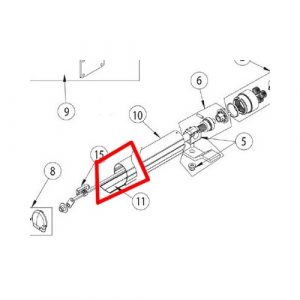 Spazzolino Per LUXO Luxo5Vbh 2 Pezzi DITEC ENTREMATIC 63329C2 Ricambio Originale