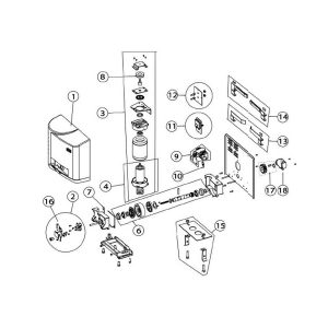 Riduttore Per Motore Cross 14 14E 14Ve 15V DITEC ENTREMATIC 6CS14R Ricambio Originale
