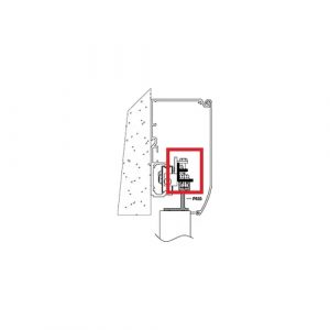 Profilo Attacco In Alluminio Grezzo L 2000 Mm DITEC ENTREMATIC 020P833