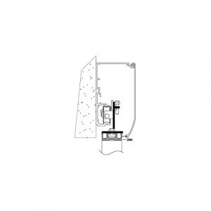 Profilo Attacco In Alluminio Grezzo L 2000 Mm DITEC ENTREMATIC 20AIV2995