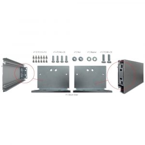 Kit Staffe Di Testata Per Supporto Trave Dis. 4063 DITEC ENTREMATIC KT4063