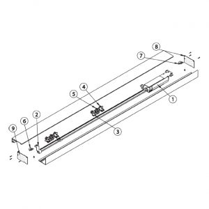 Ruota Carrello Civik Kit Da 4 Pezzi DITEC ENTREMATIC 63718K4 Ricambio Per Porta Automatica