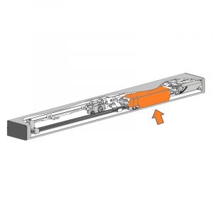 Attuatore Civik Completo Di Staffa Supporto DITEC ENTREMATIC 6CIVIKCTP Ricambio Per Porta Automatica