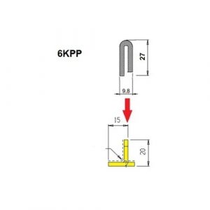 Kit Pattino Anta Mobile Per Serie Pa92 10 Pezzi DITEC ENTREMATIC 6KPP Ricambio Originale