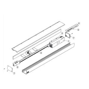 Staffa Fermo Battuta Olly c DITEC ENTREMATIC 6OCFB Ricambio Originale
