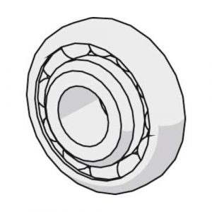 Cuscinetto Diametro 12 SOMFY 1781036 Per Tubo Rullo Motore Tapparella