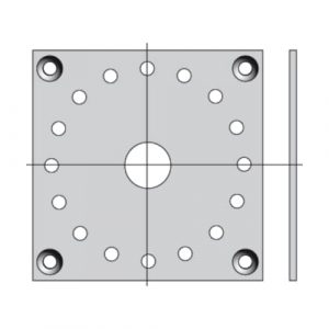 Piastra Csi 100X100 SOMFY 9706034 Per Motore Tapparella