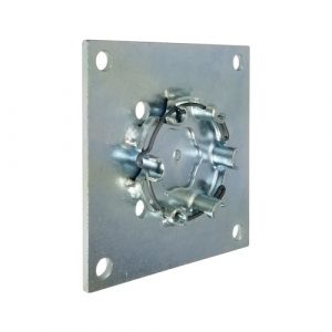Supporto Operatore Zincato a Piastra SOMFY 9763503 Per Motore Tapparella