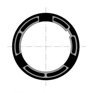 Adattatore Corona 80X1,5 80 MM Rullo Tubo SOMFY 9128427 Per Motore Tapparella