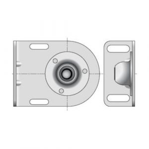 Supporto Calotta Zincato Con Rotola SOMFY 9410633