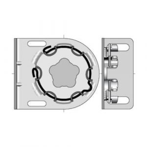 Supporto Operatore a Sbalzo Zincato SOMFY 9410651