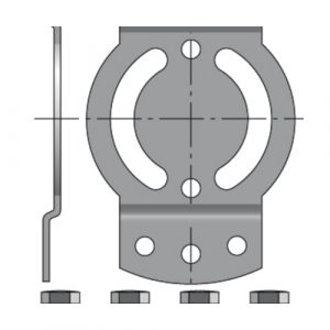 Supporto Operatore Tapparelle Interasse 44 Mm SOMFY 9410656