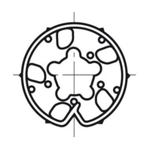 Adattatore Ruota Tondo 83X1,5 SOMFY 9420306 Per Motore Tapparella