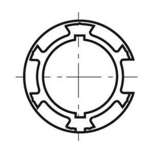 Adattatore Corona 89X2 SOMFY 9520312 Per Motore Tapparella