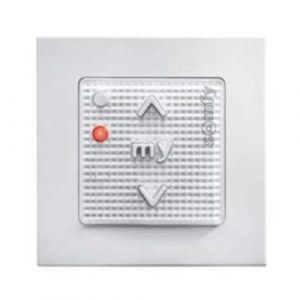 Comando Pulsante a Parete Radio SOMFY SMOOVE ORIGIN 2 RTS 1800223 2 Canali Batteria Bianco