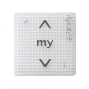 Comando a Parete Sfioramento SOMFY SMOOVE 1 IO SILVER SHINE 1811007 1 Canale Bianco