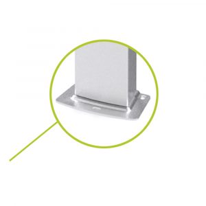 Base Di Fissaggio Per Colonnine AXC DITEC ENTREMATIC AXCBS