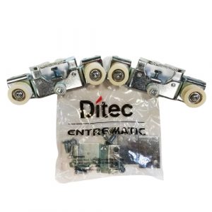 Gruppo Carrelli Componenti 2 Anta CIVIK DITEC ENTREMATIC KCIVIKGCL Per Porta Automatica