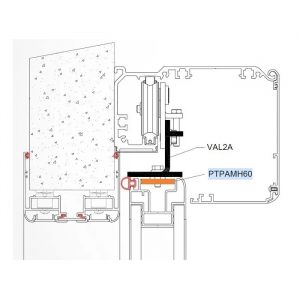 Piatto Attacco Anta Pamh60 DITEC ENTREMATIC PTPAMH60