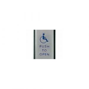 Pulsante Quadrato Per Apertura Porte Per Utenti Disabili DITEC ENTREMATIC PDP2 Per Porta Automatica