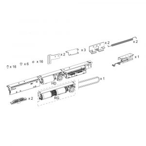 Kit Sostitutivo Universale Per Vie Di Fuga DITEC ENTREMATIC KS200RG