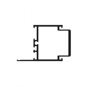 Prof. Verticale Anta Cerniera Sfondamento 2400 Grezzo DITEC ENTREMATIC V9835G24
