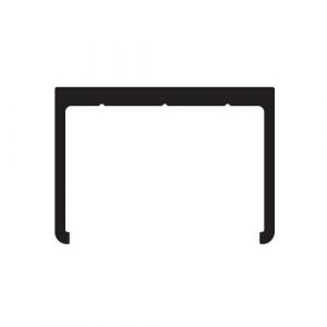 Profilo a Muro Anta Fissa L 5050 Grezzo DITEC ENTREMATIC V2093G50
