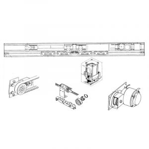 Kit Sostitutivo Per Gtvr Con Pannello Di Controllo EL21 DITEC ENTREMATIC KSVGTVR Ricambio Originale