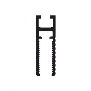 Profilo Morsetto Con Silicone Grezzo SESAMO PF12.12G