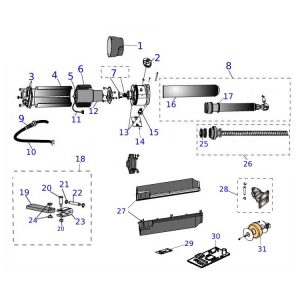 Perno Xt APRIMATIC 41007/176 Ricambio Originale