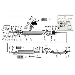 Kit Guarnizioni Per Flange Forty APRIMATIC 41013/122 Ricambio Originale Ricambio Originale