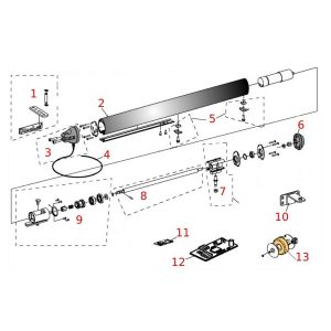 Confezione Attacchi Posteriori Raider APRIMATIC 41021/103 Ricambio Originale