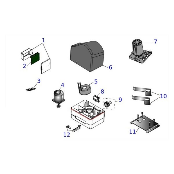 Supporto Trasformatore Onda 624 APRIMATIC 41102/101 Ricambio Originale