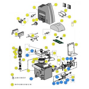 Kit Confezione Guarnizioni AT80 AT83 AT85 APRIMATIC 41120/106 Ricambio Originale