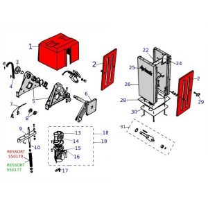 Fianchetto Inox At166 at167 APRIMATIC 41513/109 Ricambio Originale