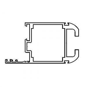 Profilo Montante L 5050 APRIMATIC 42205/004 Per Porte Automatiche