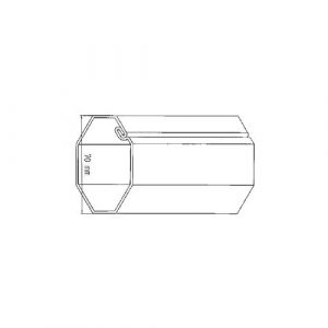 Tubo Ottagonale D. 70 mm L 3Mt APRIMATIC 43380/095