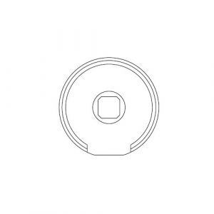 Adattatore Tondo Rullo 40 mm Per Revolux APRIMATIC 43380/115